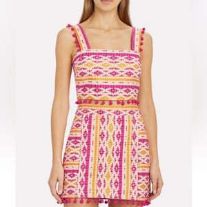 SAYLOR Dahlia Pom Pom Embroidered Set